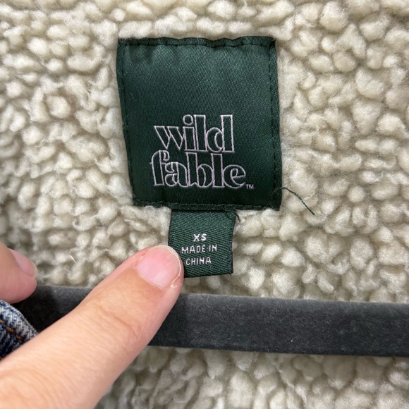 Wild Fable Sherpa lined denim jacket - Picture 4 of 8